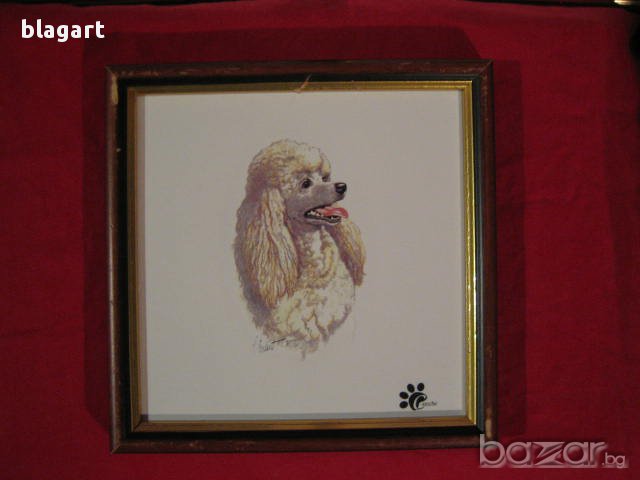 Картини-кучета-порцелан Англия, снимка 5 - Антикварни и старинни предмети - 12825052