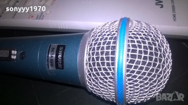 бета shure-жичен микрофон-sm58s profi mic, снимка 2 - Микрофони - 25253926