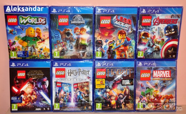 Нови PS4,Lego,marvel,Worlds,Avengers,movie,hobbit,Jurassic world,лего, снимка 1 - Игри за PlayStation - 18305666