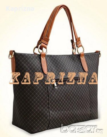 Дамска чанта"Raya" - кафе, снимка 5 - Чанти - 21132351