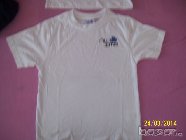 нови бели вносни тениски на New Impact-110-116 размер, снимка 3 - Детски тениски и потници - 7058866