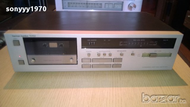 harman kardon td 102-cassette deck-внос швеицария, снимка 2 - Плейъри, домашно кино, прожектори - 9170854