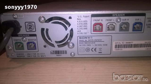 sony dvd amplifier/tuner/hdmi 6 канала-внос швеицария, снимка 10 - Ресийвъри, усилватели, смесителни пултове - 16073623