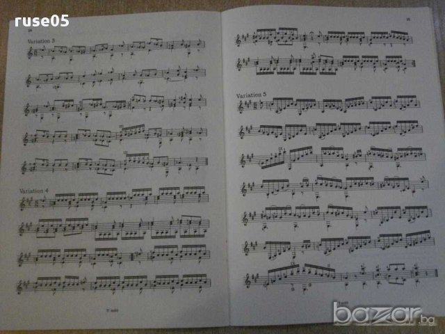 Книга "Französische Gitarremusik des 19.Jahrhunderst"-16 стр, снимка 5 - Специализирана литература - 15948590