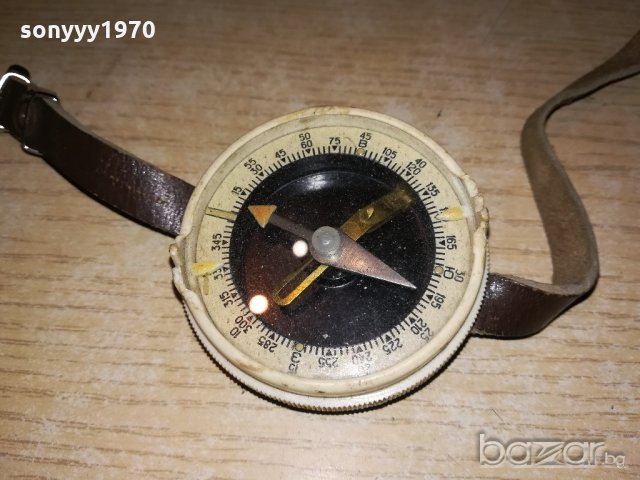 АНТИК-компас-руска ретро колекция с кожена каишка-водомер, снимка 9 - Колекции - 20576322