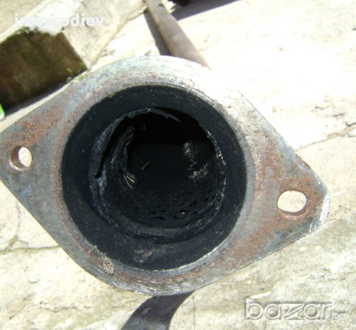 Задното гърне с тръбата и меката връзка до турбината за Рено Лагуна 2, снимка 2 - Части - 11745951