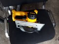 Dewalt 14,4v ръчен акумулаторен циркуляр , боди без батерия и зарядно, снимка 2