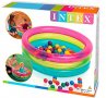 Детски надуваем басейн със 50 броя цветни топки, снимка 4