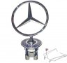 Емблема преден капак MERCEDES 44мм C E S CLK, снимка 2