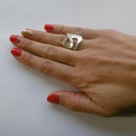 Сребърен пръстен - сребро проба 925, снимка 4 - Пръстени - 16526544