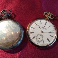Механични джобни часовници от масивно сребро., снимка 2 - Джобни - 24834529