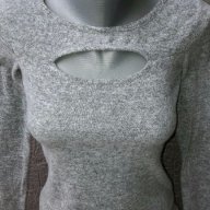 Нова супер сива блузка, снимка 1 - Блузи с дълъг ръкав и пуловери - 16178525