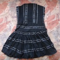 Нова черна рокля тип балон с гол гръб, снимка 11 - Рокли - 11044778
