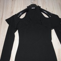 Нова черна рокля, снимка 2 - Рокли - 20549969