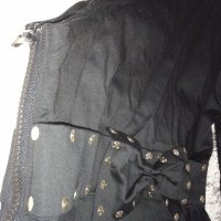 Черно сако с един ръкав, снимка 2 - Сака - 19291575