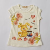 Тениска Зайè - 86 см, снимка 1 - Бебешки блузки - 14482705