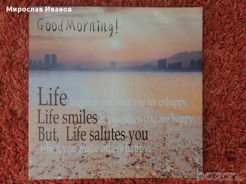 картина пано 40 см х 40 см , снимка 1