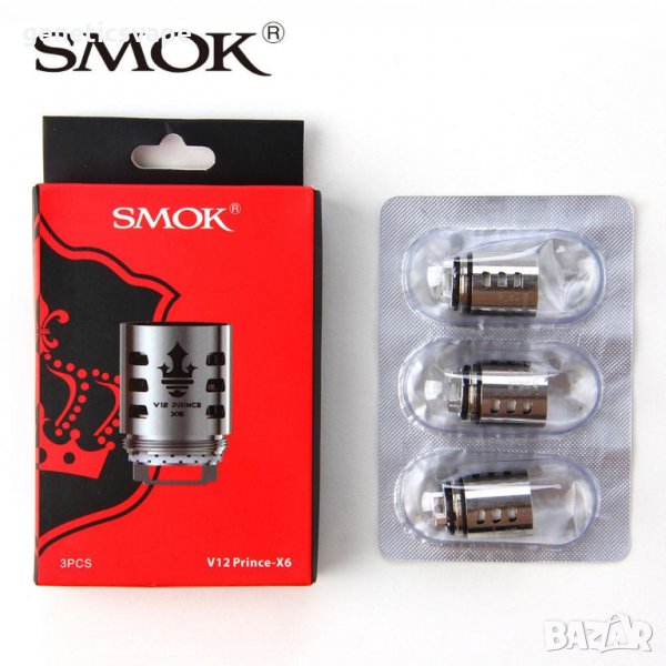 Smok V12 Prince X6 0.15 Ohm Coils изпарителни глави за вейп , снимка 1