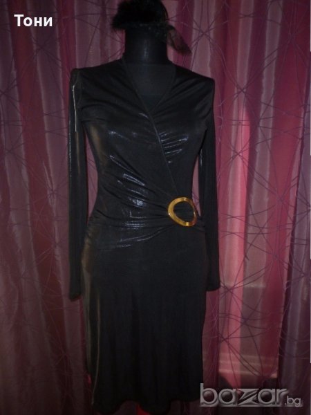 Черна туника рокля Gia Netta, снимка 1