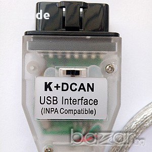 USB кабел за диагностика на БМВ BMW INPA K+DCAN , снимка 1
