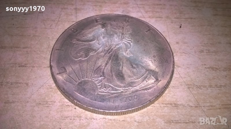 dollar 1990 liberty-4.5см-ретро колекция-внос швеицария, снимка 1