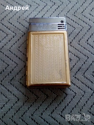 Стара табакера ,запалка Sunflower, снимка 3 - Антикварни и старинни предмети - 25440750