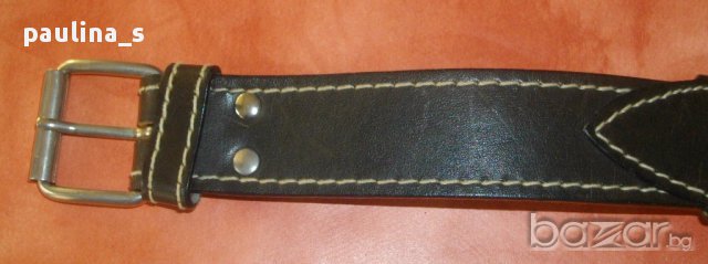 Асиметричен колан за дънки / унисекс / genuine leather , снимка 7 - Колани - 15381222