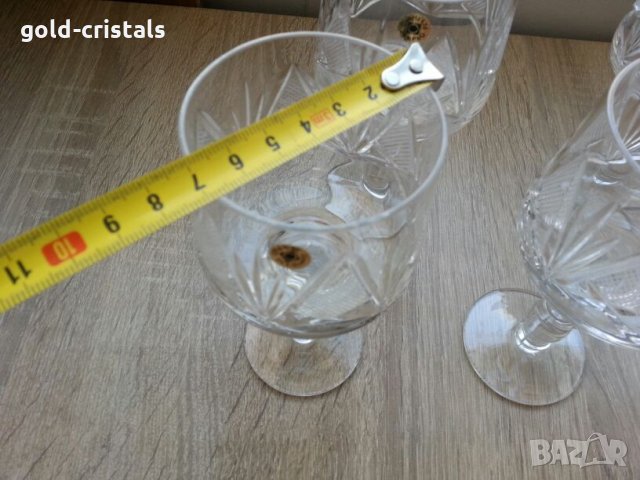 Кристални чаши за вино  ракия уиски коняк вода , снимка 9 - Чаши - 22333107