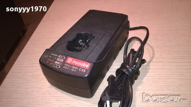 Metabo c45 4.8v-18v-зарядно -внос швеицария, снимка 5 - Други инструменти - 14445684