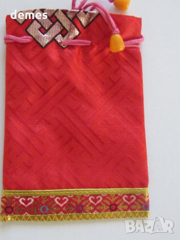  Традиционна торбичка тип пунгия от плат DELL от Монголия-15, снимка 4 - Други - 23456858