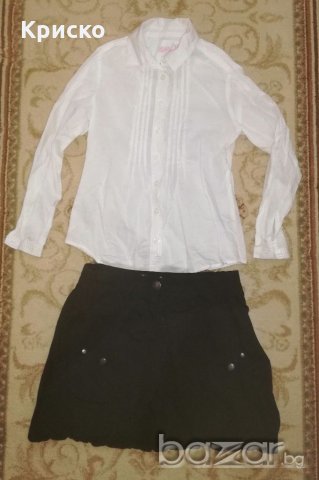 6-7 г. Риза, черна пола и панталон -цени в обявата, снимка 3 - Детски рокли и поли - 18604491