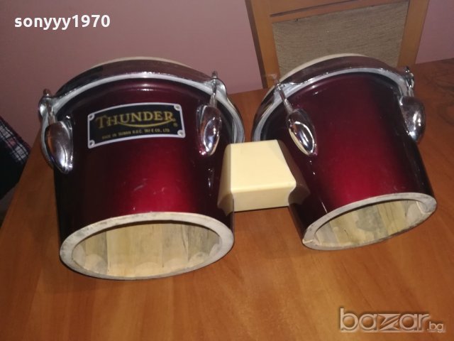 THUNDER-маркови бонгоси-музикантски-внос англия, снимка 5 - Ударни инструменти - 20886152