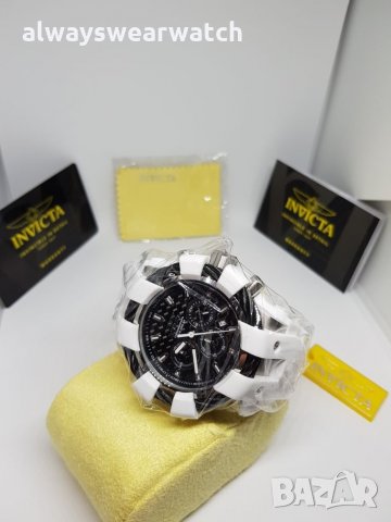 Invicta Bolt Carbon - White / Инвикта Болт Карбон - Бял / чисто нов мъжки часовник / 100% оригинален, снимка 2 - Мъжки - 22466114