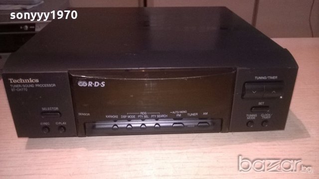 technics st-ch770 tuner/sound processor-made in japan, снимка 4 - Ресийвъри, усилватели, смесителни пултове - 18423723