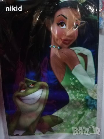 Принцесата и жабокът принцеса Тиана парти найлонова покривка за парти рожден ден