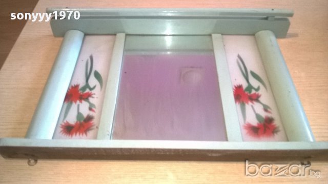 Ретро колекция-старинно огледало-антика-50х30х7см, снимка 3 - Антикварни и старинни предмети - 17745892