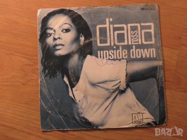 малка грамофонна плоча - Diana Ross - Upside down  - изд.80те г., снимка 1 - Грамофонни плочи - 24965674