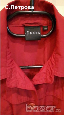 Дамско червено яке "Jones" Л рр., снимка 3 - Якета - 14844550