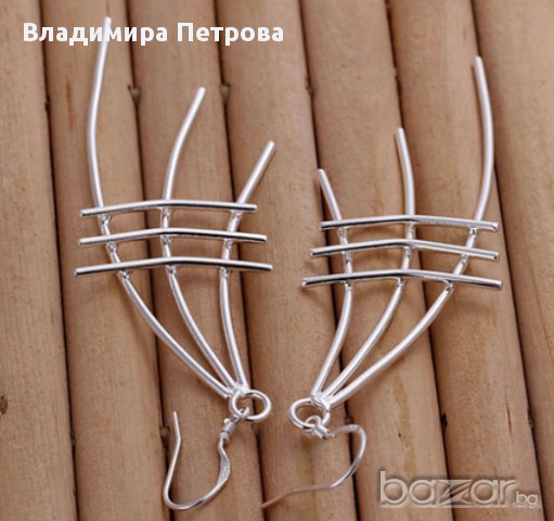 Ветрилообразни обеци, снимка 2 - Обеци - 8017559