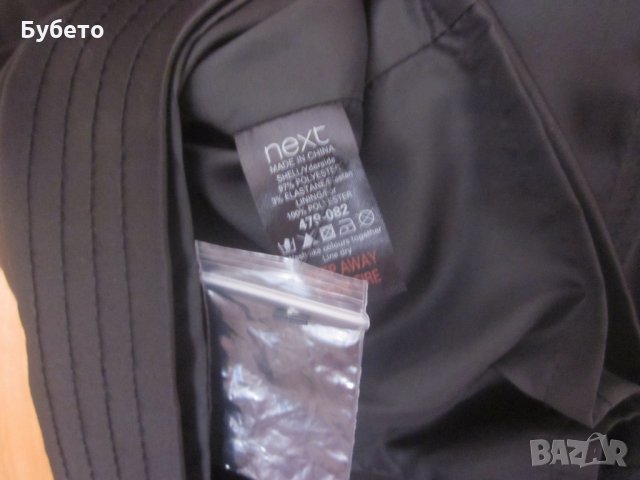 Малка черна рокля от сатен, снимка 9 - Рокли - 24118151