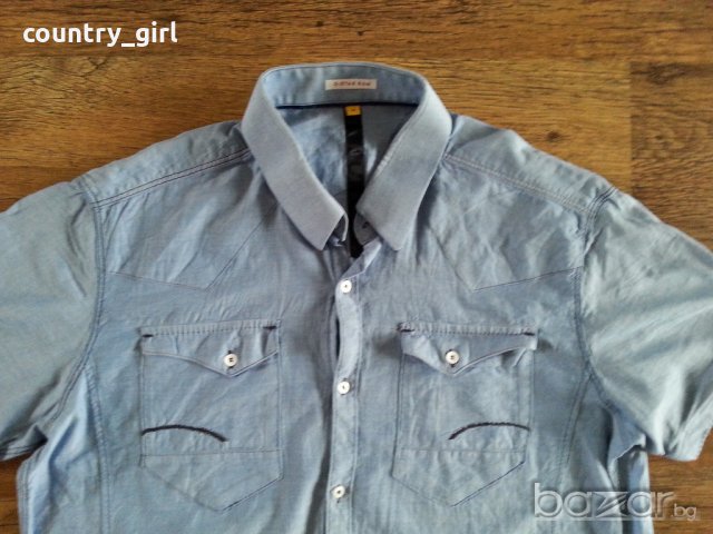 g-star essentials tacoma - страхотна мъжка тениска, снимка 2 - Ризи - 20912594