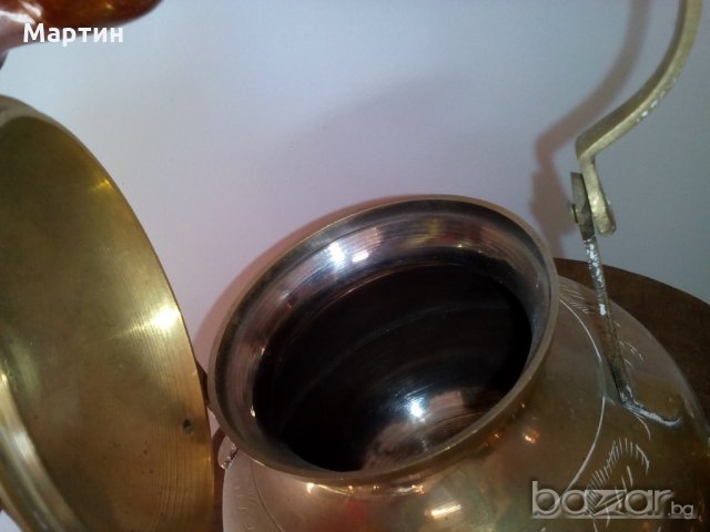 1956г. Масивен бронзов - Чайник - 1 бр. ( 777954) , снимка 4 - Сервизи - 18312515