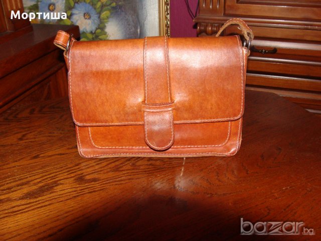  Арт дамска чанта естествена кожа РАЗПРОДАЖБА, снимка 3 - Чанти - 19749196
