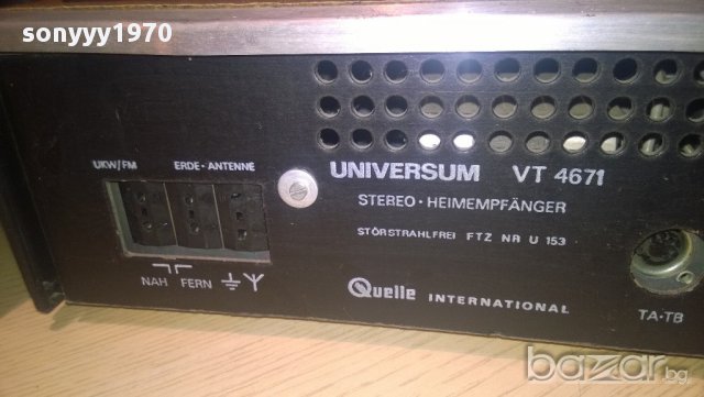universum vt 4671-stereo receiver-внос швеицария, снимка 7 - Ресийвъри, усилватели, смесителни пултове - 9860018