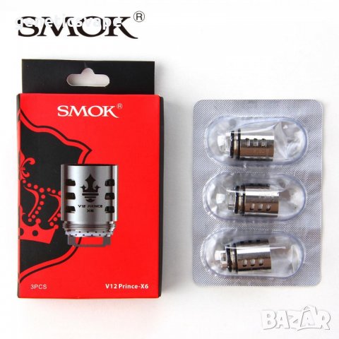 Smok V12 Prince X6 0.15 Ohm Coils изпарителни глави за вейп , снимка 1 - Вейп без пълнители - 23185231