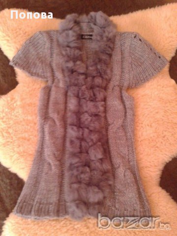  Lautinel - естествена кожа декор , снимка 2 - Жилетки - 12482579