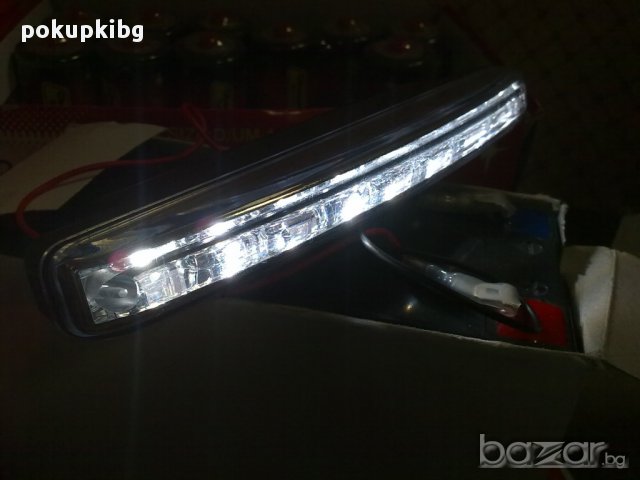E4 Сертификат 2 x 8 Led лед Drl Дневни Светлини, Размери: 16см x 2см/led Drl Daytime, снимка 6 - Аксесоари и консумативи - 8699729
