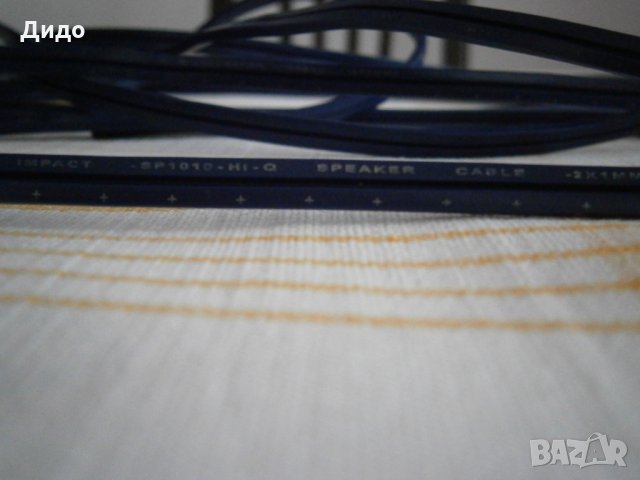 Кабели за тонколони  Impact -SP-1010-HI-Q    Speacer Cable 2 x 2.30 м., снимка 2 - Тонколони - 22895978