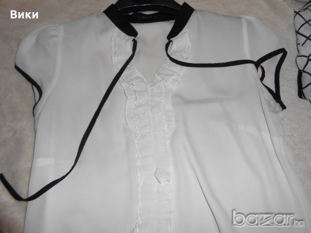 Елегантна блуза/ риза  с къс ръкав   Mohito, снимка 7 - Ризи - 20879113