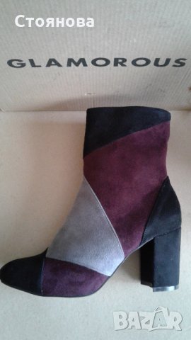 Дамски боти естествен велур "Glamorous" 37 номер, снимка 2 - Дамски боти - 25220393